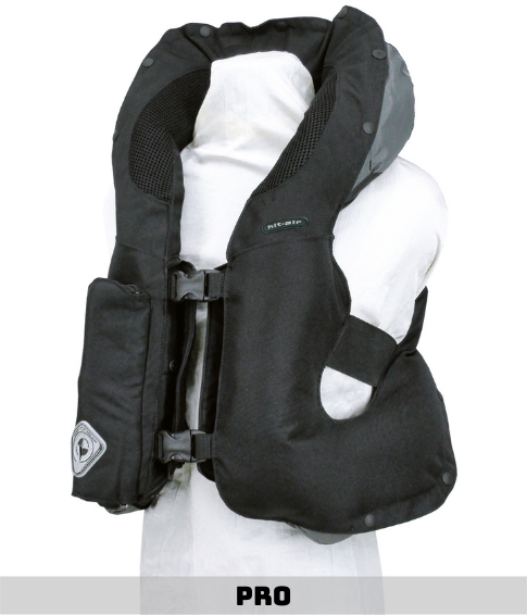 AllShot Children Airbag Vest Equestrian with D30 Dorsal Pad SAFE KID •  TackNRider