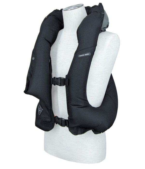 Side view of the New Black harness type airbag