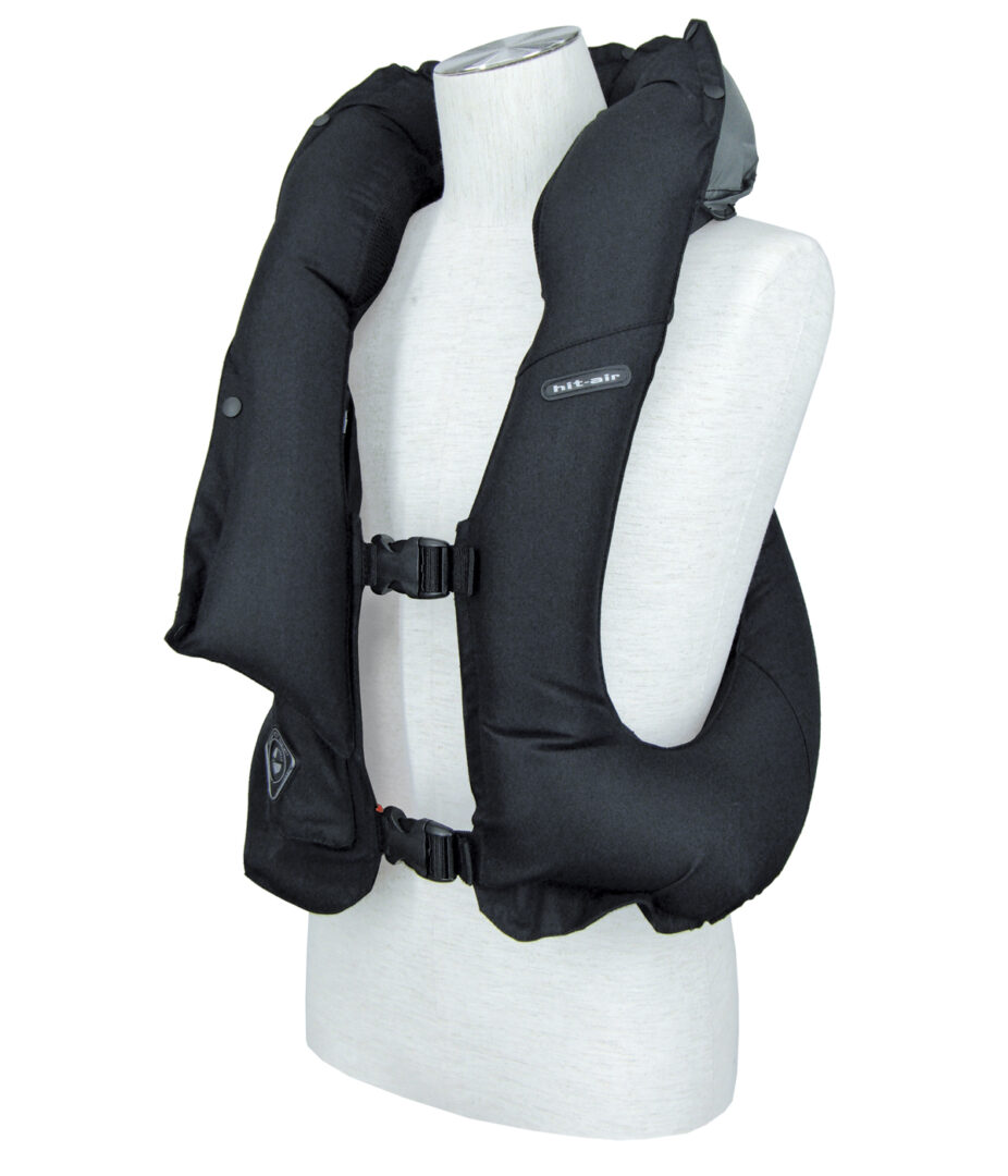 lv-bk-ab-f-1 Side view of the New Black harness type airbag