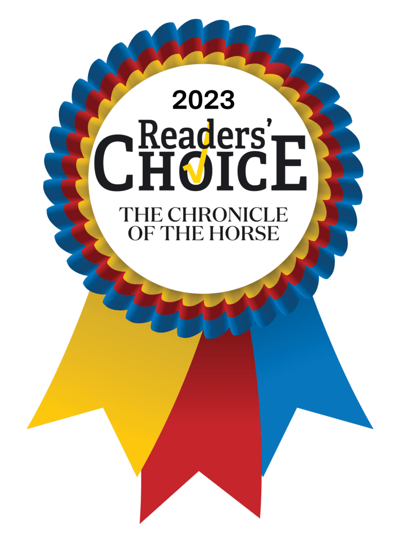 A ribbon that says " readers choice 2 0 2 3 ".